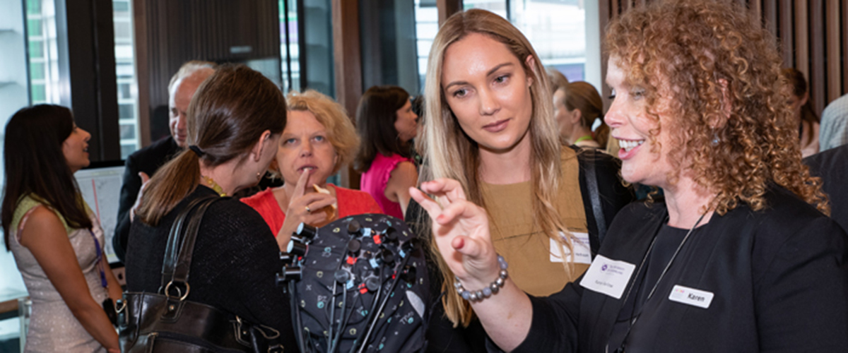 Renee Hebson and Associate Professor Karen Barlow