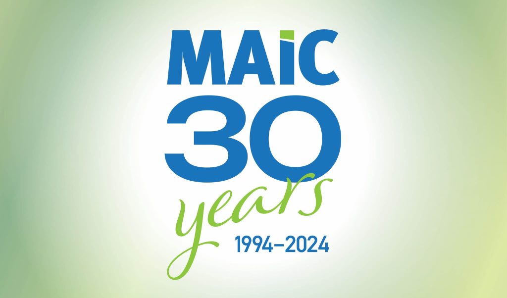 MAIC 30 years logo