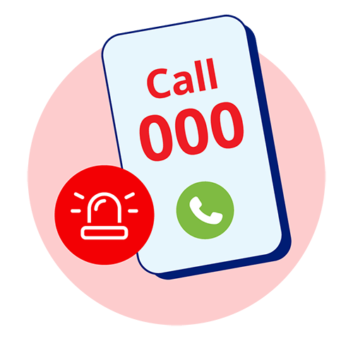 phone calling triple zero 000 in emergency